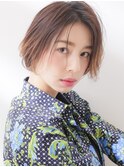【中野ＢＩＲＴＨ】透け感ショートボブ