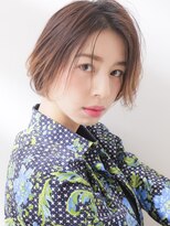 バース ヘアー デザイン(BIRTH hair design)&nbsp;【中野ＢＩＲＴＨ】透け感ショートボブ