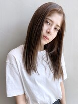 アイティー バイ アルバム 中野店(IT by ALBUM)&nbsp;ストレートロング_クールショートピンクベージュボブルフ_47984