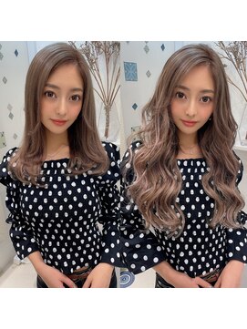 ラピス 池袋(Lapis) 【Lapis/池袋】ミルクティーグレージュ・before/after