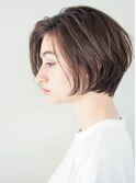 ショートカット くびれショート 大人ショート 前髪なし 近鉄奈良