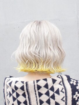 プネル(punel) レモンイエロー×ホワイト