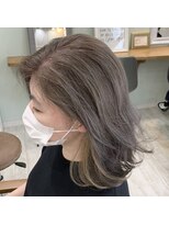 シュシュプライベートヘアサロン(Chou chou private hair salon) 【脱白髪染め】×インナーカラー×大人グレージュ