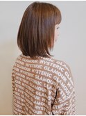 毛先軽やか爽やかシャギーボブミディアム/前髪パーマ