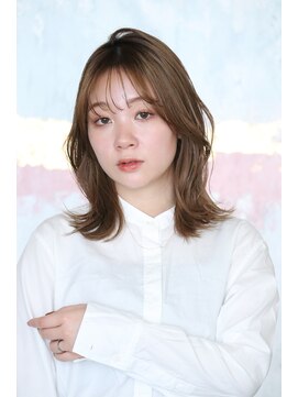 ワールドビューティビバルト 宝塚店(WORLD BEAUTY VIVALTO) 小顔外ハネミディアムアッシュ20代30代40代くびれミディ韓国ヘア
