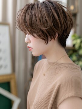 カバーヘア ブリス 川口(COVER HAIR bliss) ★ハイライトカラーくせ毛風前髪なしショート20代30代40代★8