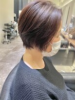 シェル 国分寺(shell)&nbsp;グレージュカラー/ボブウルフ/黒髪/ココアベージュ