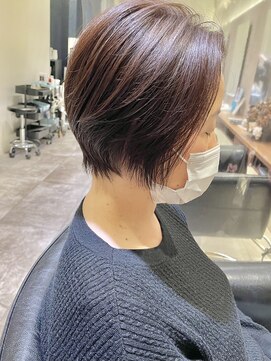 シェル 国分寺(shell) グレージュカラー/ボブウルフ/黒髪/ココアベージュ