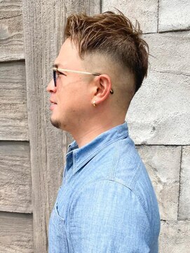 イチゴイチ(151e) 【151e_戸塚】*メンズショート+フェード+アッシュ*