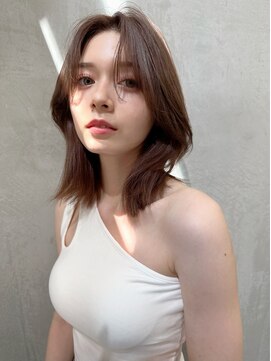 ロンドフルール 大宮東口(Lond fleur) オリーブグレージュ×くびれミディアム