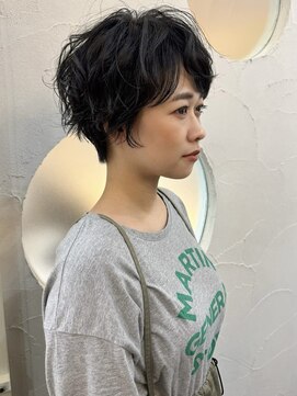 ヘアメイク シンズ レインボー(Hair Make SHIN'S RAINBOW) ショートボブ/大人巻き/ぷつっとボブ/ナチュラルモード/高松