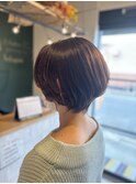 大人かっこいいショートボブ