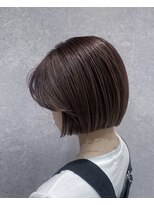 アース 三軒茶屋店(HAIR&MAKE EARTH) 三軒茶屋_レディース_ミディアム_ボブ_顔まわり_カットが上手い