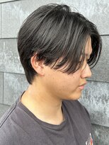 ヒュイル バイ ニアウ(Hwyl by Niau)&nbsp;メンズマッシュセンターパートスパイラルパーマニュアンスパーマ