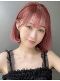 韓国ボブくびれボブタッセルカット 顎下ボブ M0914表参道