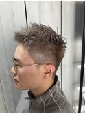 山梨甲府美容室ホワイトベージュカラー