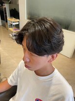 エヌアンドエーコンティ(N&A CONTi)&nbsp;毛流れセンターパート リバースパーマ/フェザーパーマ