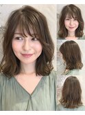 40.50.60代に大人気★ゆるふわパーマ×艶カラー★新宿大人★京佳
