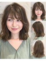 アフロート ルヴア(AFLOAT RUVUA)&nbsp;40.50.60代に大人気★ゆるふわパーマ×艶カラー★新宿大人★京佳