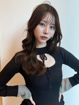 ユーフォリア 銀座(Euphoria) イメチェン 2wayバング 韓国ヘア ロングレイヤー 小顔 前髪