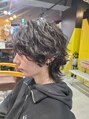 フロー 新宿(FLOW) クシャッとパーマ風無造作色気たっぷりヘア