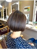 インナーカラーショートカットショートボブハイライトメッシュ