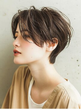 アルトリスト(Altruist Aging×HAIR&SPA) ☆イメチェンピンクベージュアンブレラカラー前髪クールショート