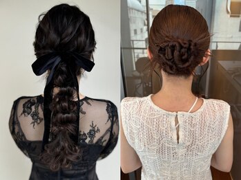 コマリ(comari)の写真/【心斎橋/完全個室】周りと差がつく褒められヘアに！結婚式/二次会/デート/女子会のヘアセットはお任せ♪