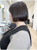say.イメチェン外ハネ内巻きボブ美髪ワイドバンググレージュ