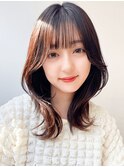 ゆるふわ大人可愛い♪20代30代デジタルパーマピンクベージュ