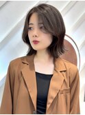 ウェーブミディアム似合わせカットメルティカラーボブ/渋谷