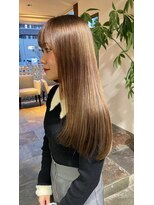 サラジュ 西宮北口店(SARAJU) #ブリーチなしダブルカラー #ベージュ #透明感カラー