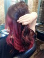 モナン 海老名(Monan)&nbsp;Nカラー施術のインナーカラー。色艶、透明感バツグンです♪