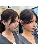 メラク(Merak)&nbsp;大人可愛い×透明感カラー小顔レイヤーロング【20～40代】