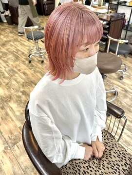 ラウラアンドロー(LAURA&RO) ダブルカラー/ケアブリーチ/インナーカラー/ベージュ【塚口】