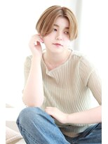 ビューティーアンドフリーハコ(Beauty&Free HACO)&nbsp;くびれショート＊センターパート＊前下がりショート