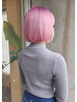 ヘア ロビー(hair Lobby)&nbsp;ピンク×ボブ