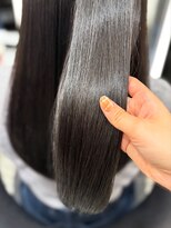 パーマ落としラボ アピッシュ 銀座(apish)&nbsp;パーマ落とし＋透明感地毛風カラー