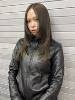 マグサロンギャラリー(Mag salon gallery) ブリーチなし秋色カラーオリーブカラーミディアムレイヤー