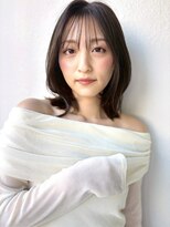 モッズヘア 越谷(mod's hair)&nbsp;美髪ダークアッシュ×ミディアムレイヤーカット/くびれヘアp越谷