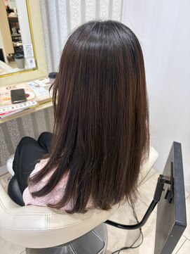 アッシュ 仙川店(Ash) ひし形レイヤーボブ縮毛矯正髪質改善ハッシュカットクラゲカット