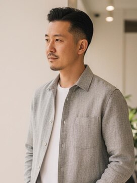 エムエイチザバーバー 本町(MH THE BARBER) オールバックショート【北浜・堺筋本町・淀屋橋】