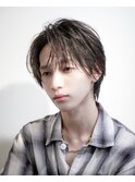 メンズニュアンスパーマセンターパート