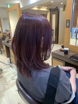 お～るうぇいず(always)&nbsp;ケアブリーチワインレッド韓国風レイヤー髪質改善トリートメント