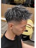 カット+ホワイトメッシュ+シェービング+眉カット ¥13970~