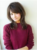 《AFLOATディル裕二朗》小顔カット大人可愛いボリュームバランス