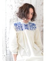 アダムスブォーノ(adamsbuono)&nbsp;【adams buono】　ラフウェーブショートボブ　【ケイタ限定】