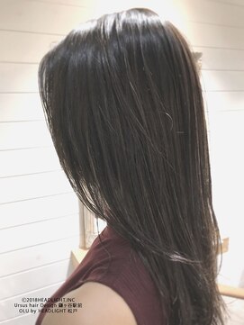 ナッティー バイ ヘッドライト 鎌ヶ谷駅前店(natty by HEADLIGHT) 【野口穣】ハイライトデザイン切りっぱなしロブ☆