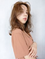 アルバム 渋谷パルコ(ALBUM)&nbsp;アプリコットベージュ_外ハネボブアッシュブラウン_56504