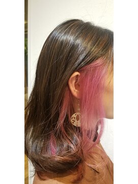 トラスト(TRUST) ピンクインナーカラー☆